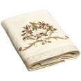 thumbnail image 1 of Rosefan Embroidered Bath Towel - Ivory, 1 of 3