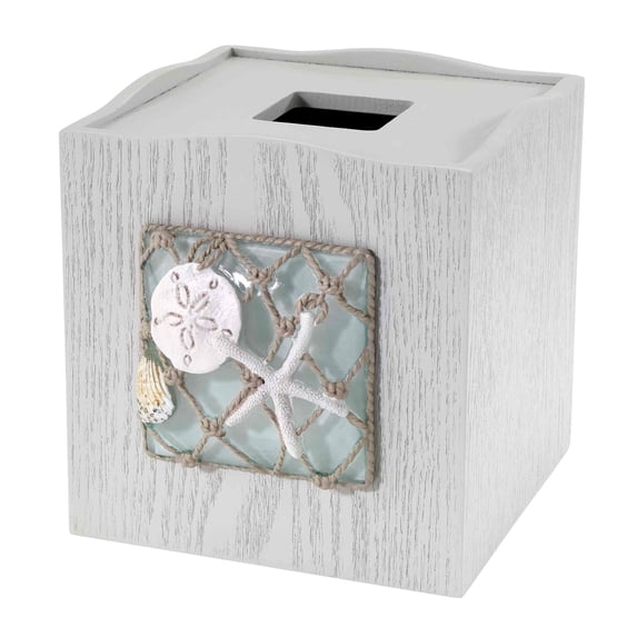 Avanti Linens Seaglass Tissue Cover - Beige