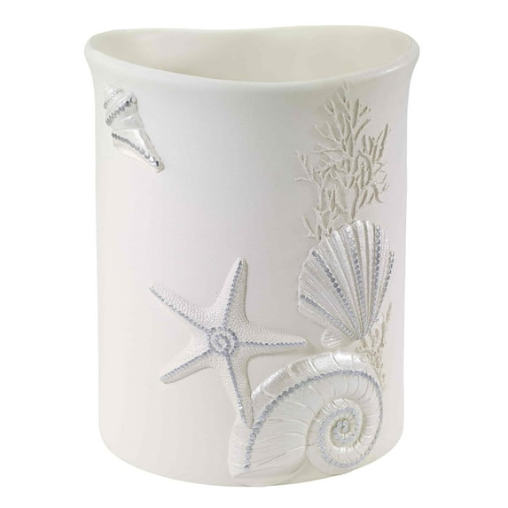 Avanti Sequin Shells Wastebasket