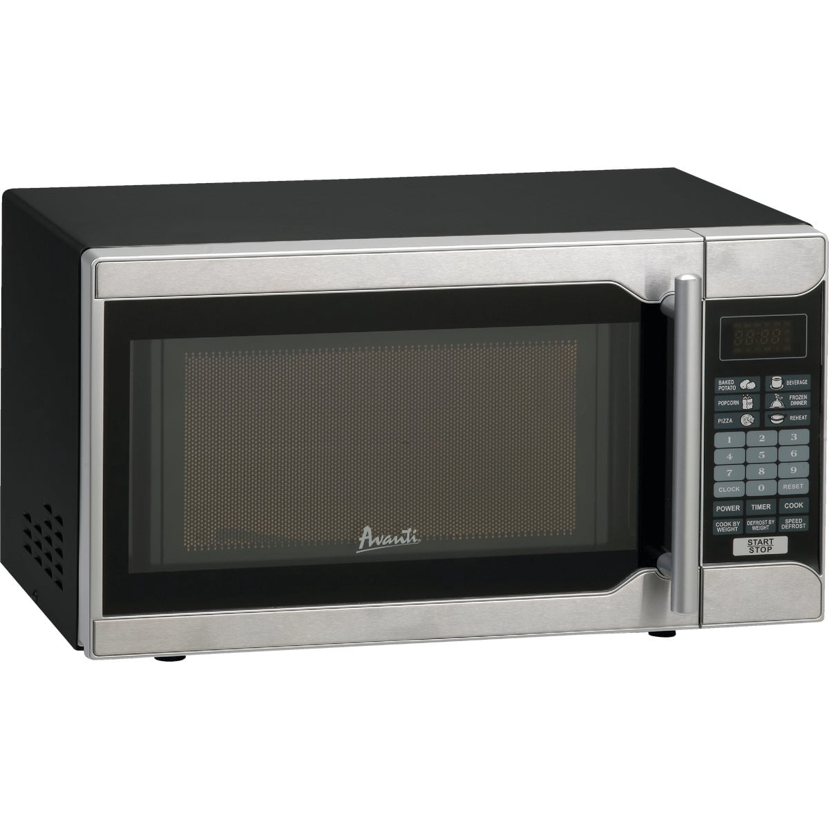 Avanti MO7103SST Counter Top Microwave Oven 0.7 Cu. Ft. Black/Stainless Steel — Residential Use, Standard Application