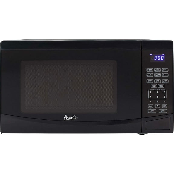Avanti MT09V1B Microwave Oven 900-Watts Compact with 10 Power Levels