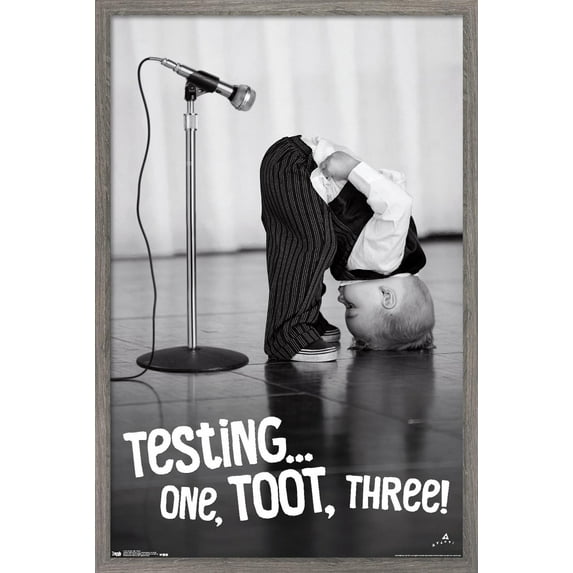 Avanti - Mic Check Wall Poster, 22.375" x 34", Framed