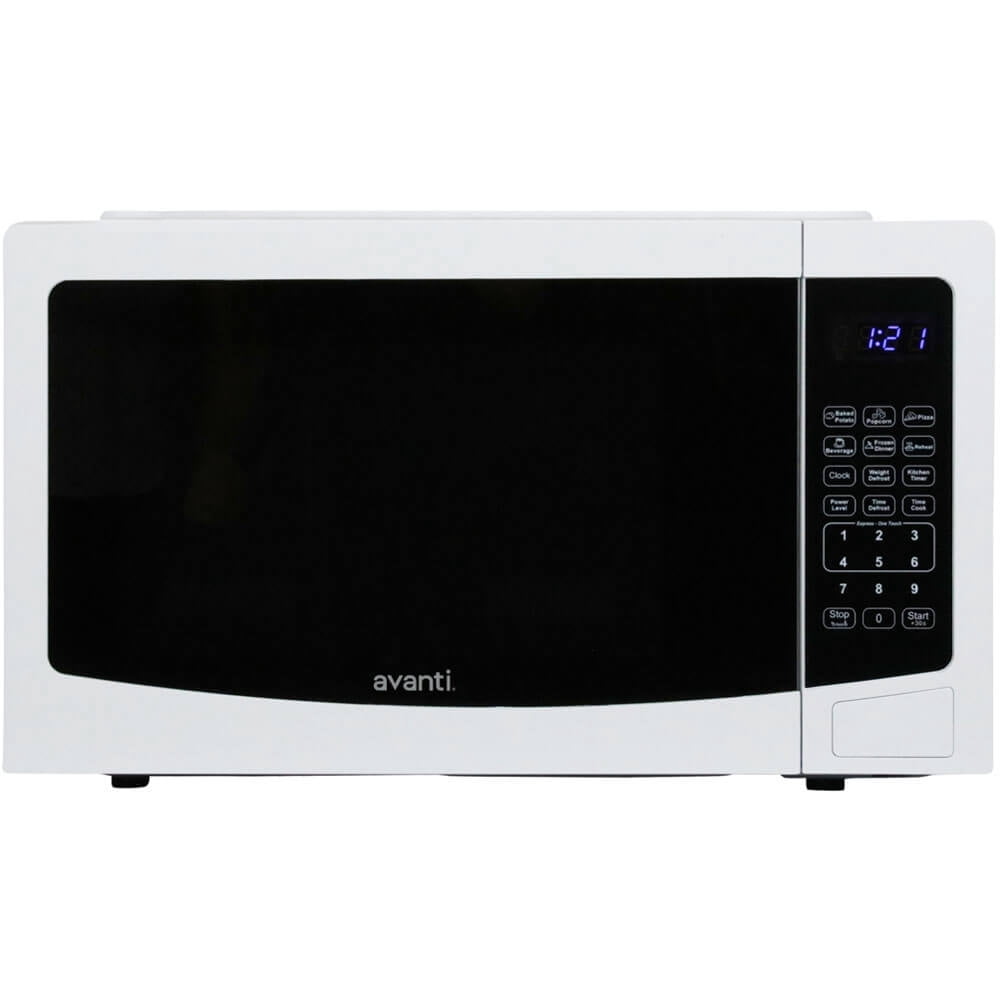 Avanti MT115V0W 1.1 Cu. Ft. White Countertop Microwave