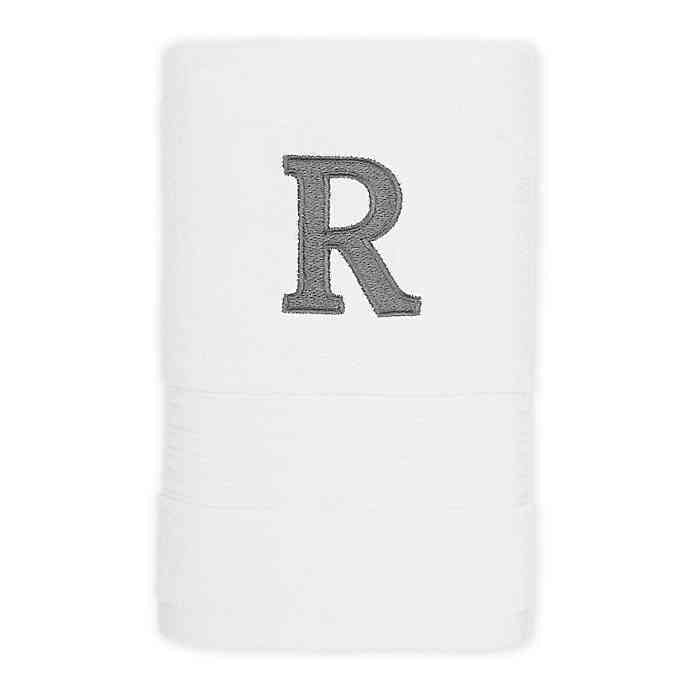 Avanti Monogram Block Letter R Hand Towel Set of 3 Walmart