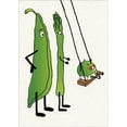 thumbnail image 1 of Avanti Press Asparagus And Pea Family A-Press Funny / Humorous New Baby Congratulations Card, 1 of 2