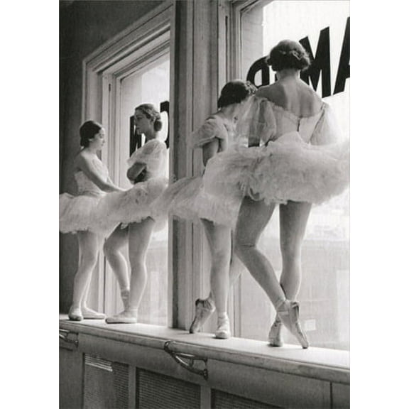 Avanti Press Ballerinas On Window Ledge America Collection Dance / Dancing Birthday Card