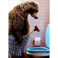 thumbnail image 1 of Avanti Press Bear With Toilet Plunger Funny Father's Day Card for Dad, 1 of 2
