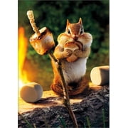Avanti Press Chipmunk Roasts Marshmallow Funny / Humorous Birthday Card