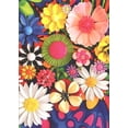 thumbnail image 1 of Avanti Press Colorful Flower Pins Blank Card, 1 of 2