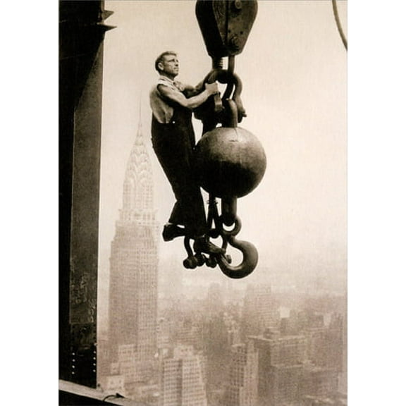 Avanti Press Construction Worker America Collection Birthday Card