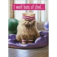 thumbnail image 1 of Avanti Press Cranky Exercise Cat Funny Just For Fun Card, 1 of 2