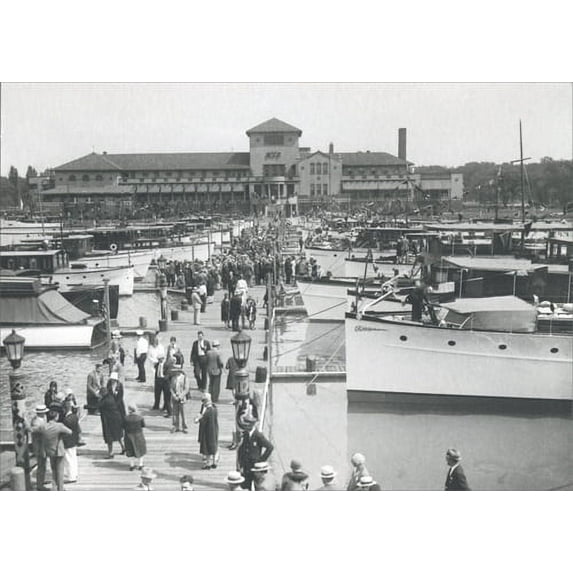 Avanti Press Detroit Yacht Club Historic Detroit Blank Note Card