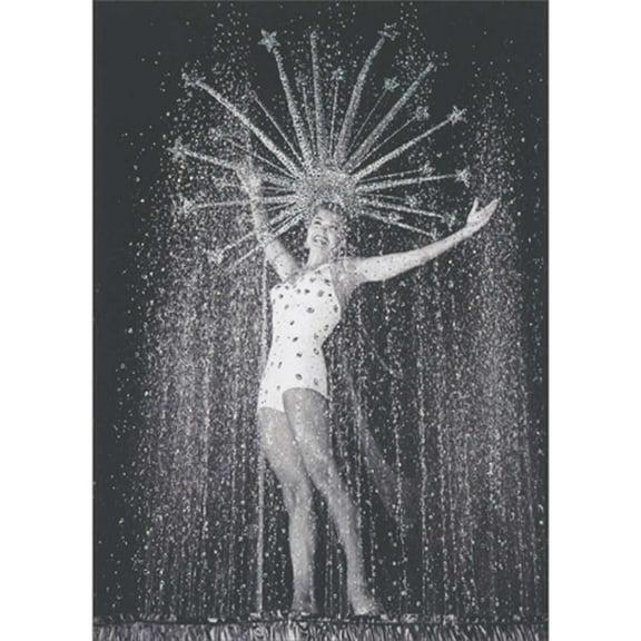 Avanti Press Esther Williams in Fountain of Sparkling Water Vintage Photo Birthday Card for Woman