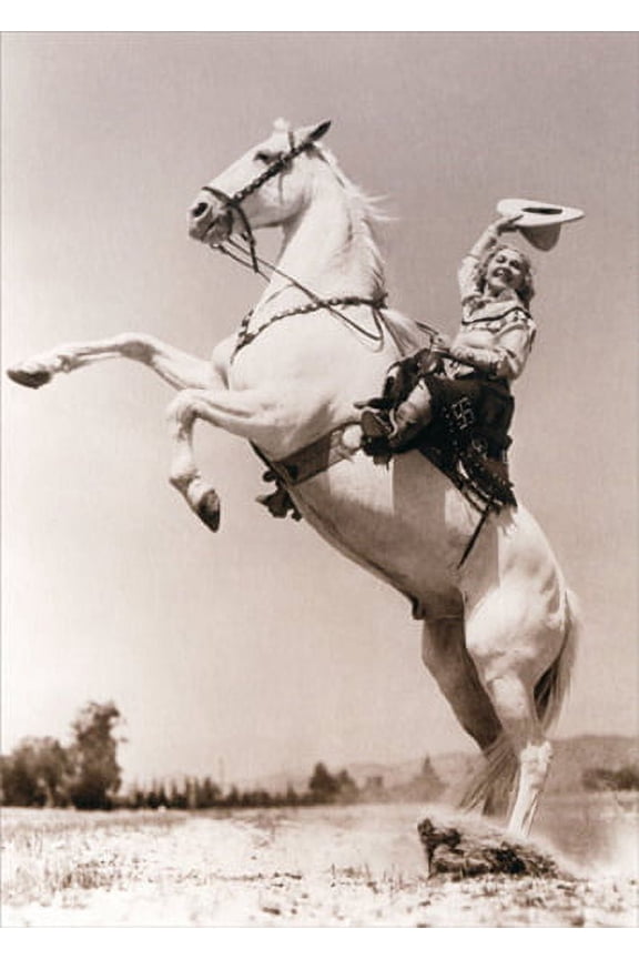 Female Rodeo Rider America Collection Birthday Card