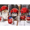 thumbnail image 1 of Avanti Press Hockey Cats Funny Birthday Card, 1 of 2