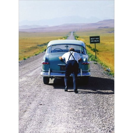 Avanti Press Old Man Car Funny / Humorous Birthday Card