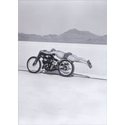 Avanti Press Roland Free Motorcycle Land Speed Record America Collection Humorous Funny Birthday Card