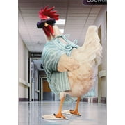 Avanti Press Rooster Hospital Gown Funny / Humorous Get Well Card