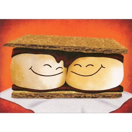 Avanti Press S'more Couple on Napkin A-Press Funny / Humorous Anniversary Card