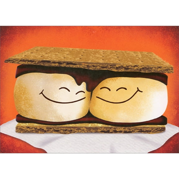 Avanti Press S'more Couple on Napkin A-Press Funny / Humorous Anniversary Card
