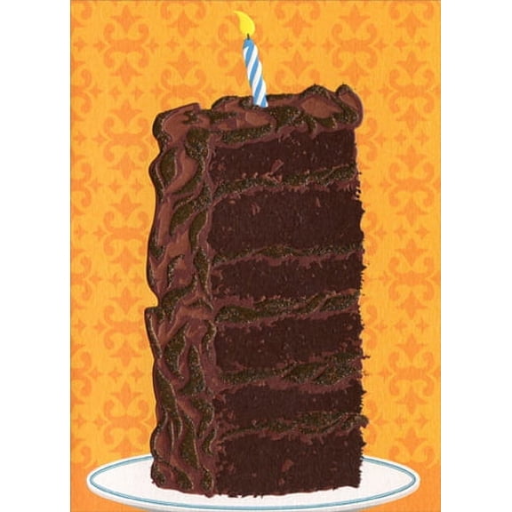 Avanti Press Tall Slice Of Cake APress Birthday Card