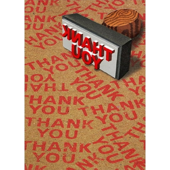 Avanti Press Thank You Stamp A*Press Thank You Card