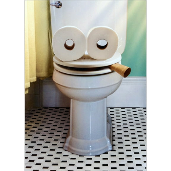 Avanti Press Toilet Face Funny / Humorous Just For Fun Card