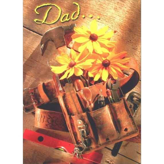 Avanti Press Tool Belt Flowers Father's Day Card