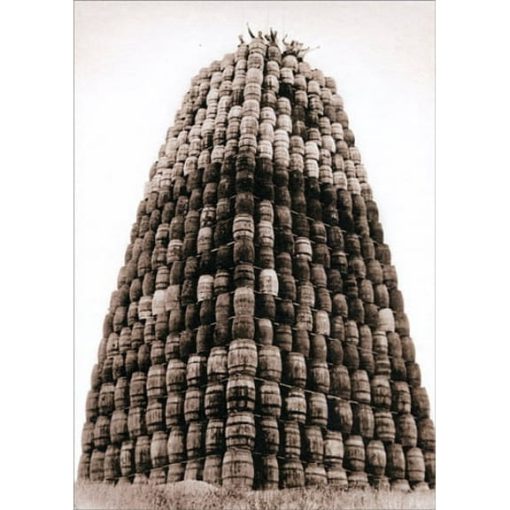 Avanti Press Tower Of Barrels America Collection Funny Birthday Card