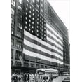 thumbnail image 1 of Avanti Press U.S. Flag On J.L. Hudson Store Historic Detroit Blank Note Card, 1 of 2