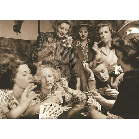 Avanti Press Women's Poker Night America Collection Funny Birthday Card for Her