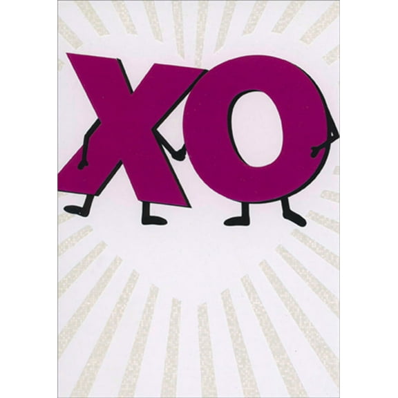 Avanti Press XO People Holding Hands A-Press Romantic / Love Card
