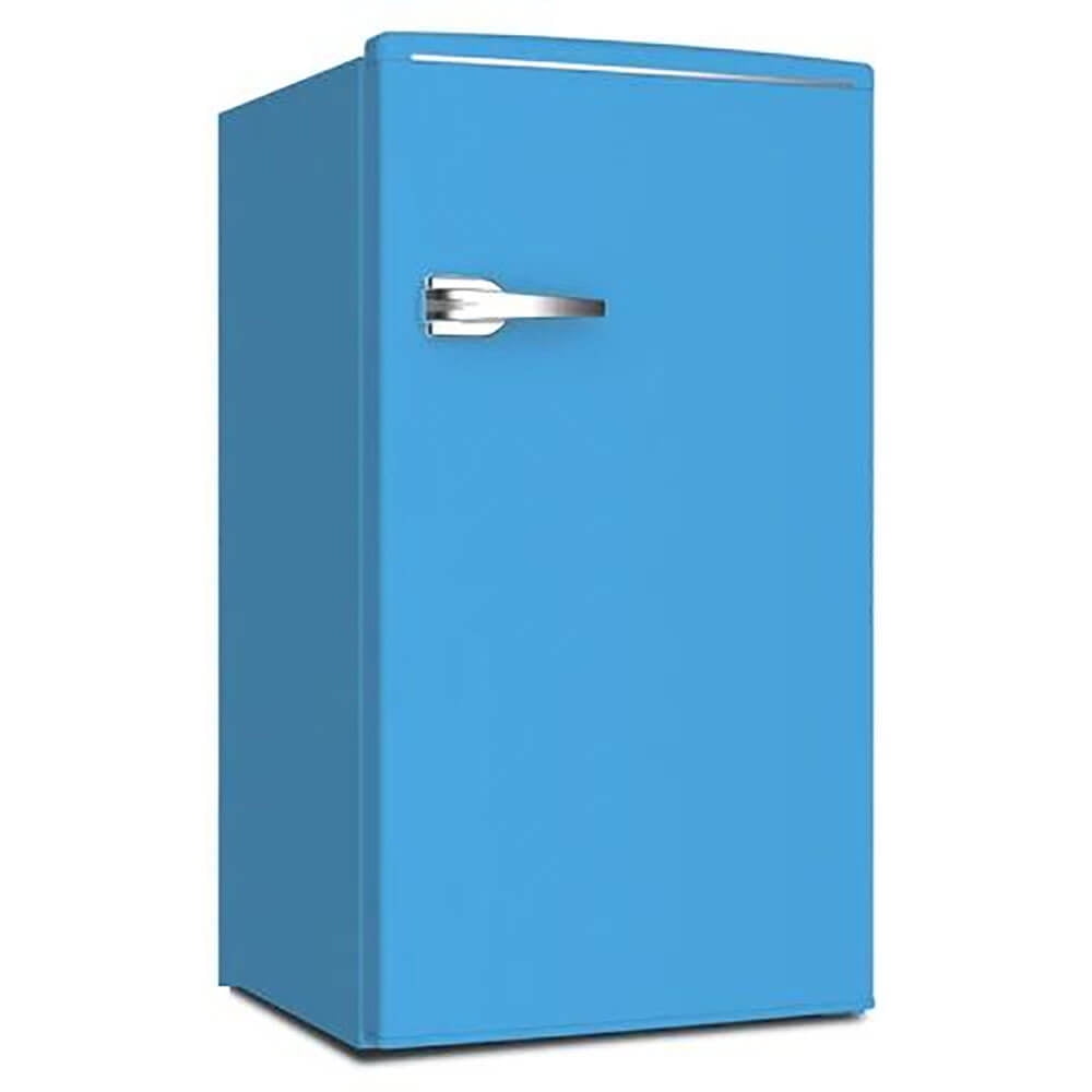 Robin's Egg Blue Compact Retro Mini Fridge with Glass Shelves