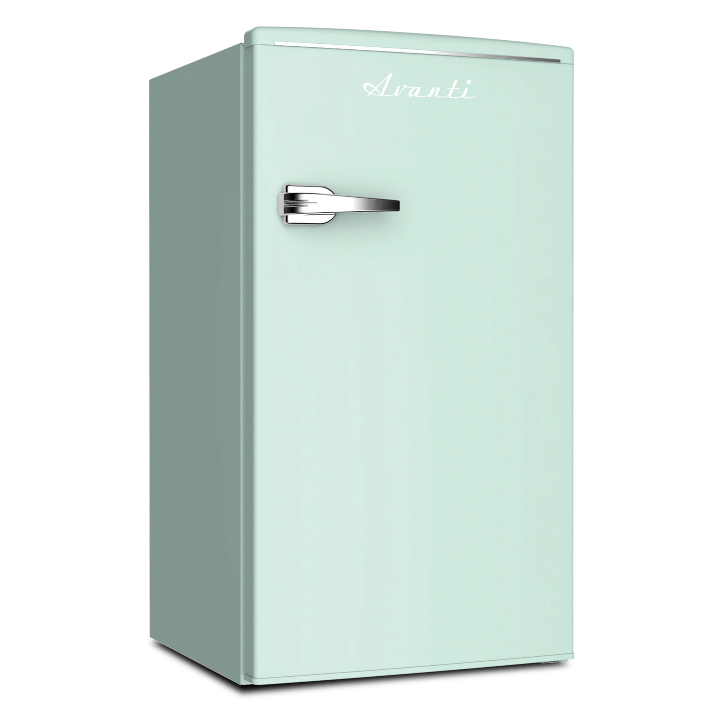 Avanti Retro Series Compact Refrigerator, Mini-Fridge, 3.1 cu. ft., in  Seafoam Green (RMRS31X7G-IS) 
