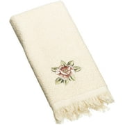 AVANTI LINENS Rosefan Embroidered Bath Towel - Ivory