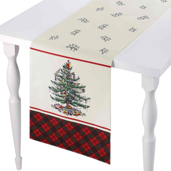 Spode� Christmas Tree Tartan  90" Runner