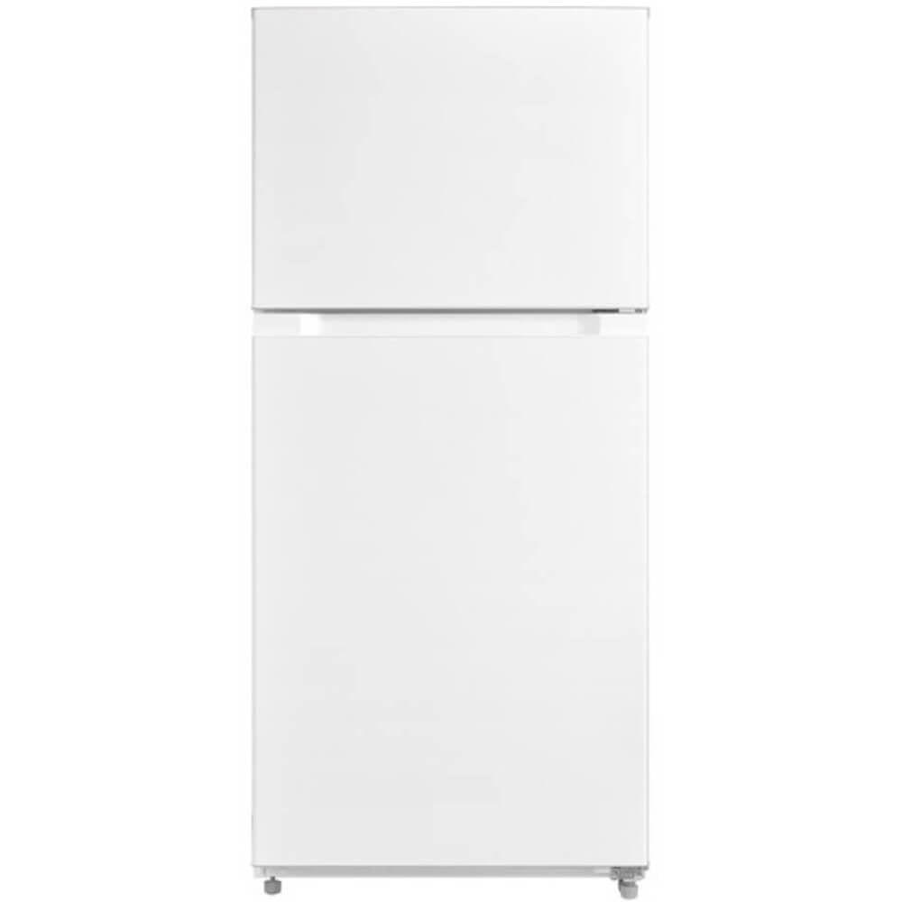 Avanti Top Freezer Double Door Refrigerator, White