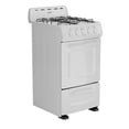 thumbnail image 1 of Avanti 20" Gas Range Oven with Solid Metal Door, in White (GRO20P0W), 1 of 13