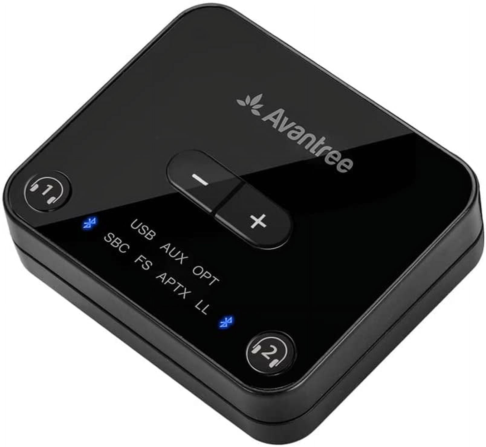 New Avantree Oasis Plus Certified aptX HD Bluetooth 5.0 Transmitter  Receiver for TV, Low Latency Wireless Audio Adapter