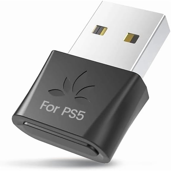Avantree DG80-Gaming- USB Bluetooth 5.3 Adapter for PS5 & Gaming Consoles with Low Latency & aptX-Adaptive, Wireless Audio Dongle Transmitter for Headphones & Earbuds