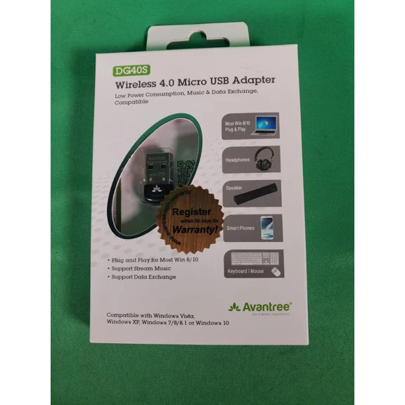 Avantree Dg40S Wireless Usb Bluetooth Adaptor - New