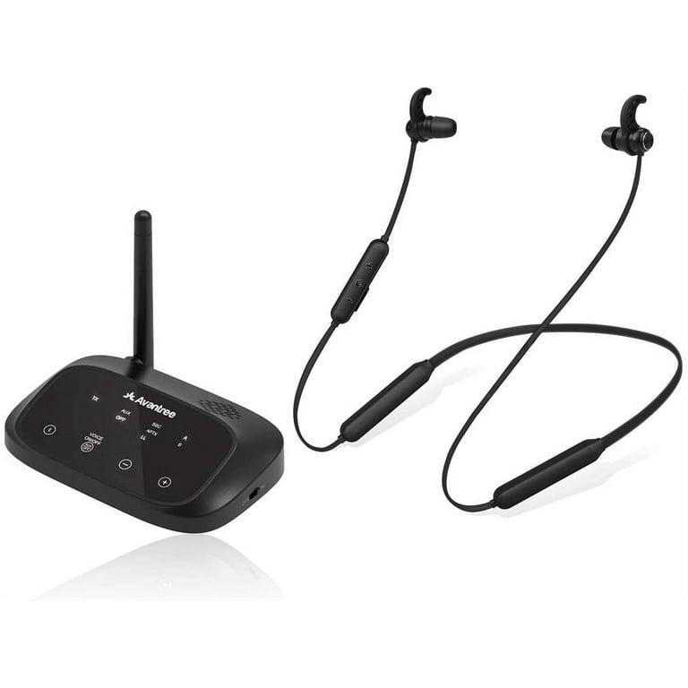 Avantree HT5006 Wireless Earbuds for TV Listening, Passthrough