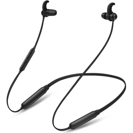 Avantree NB16-Q - Bluetooth 5.2 Neckband Earphones with Qualcomm aptX Adaptive, 20hrs Play time, Universal Comfortable & Secure Headphones for Phones, Smart TVs, and PCs
