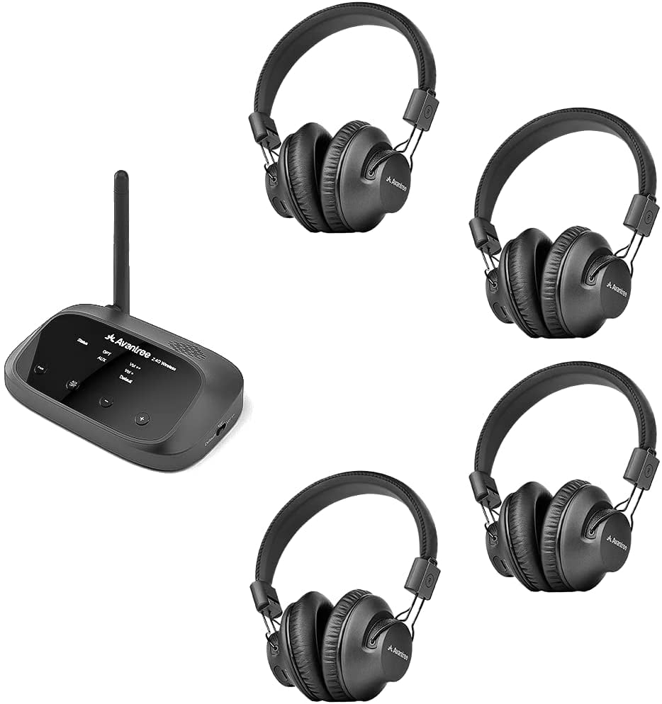  Avantree Shift - Wireless TV Multiple Headphones Pack
