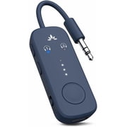 Avantree Relay - Premium Airplane Bluetooth Adapter with Advanced Qualcomm Chipset, 2 Headphones Support - Blue