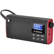 Avantree SP850 Rechargeable Portable FM Radio with Bluetooth Speaker and SD Card MP3 Player 3-in-1, Auto Scan Save, LED Display, Small Handheld Pocket Battery Operated Wireless Radio (No AM)