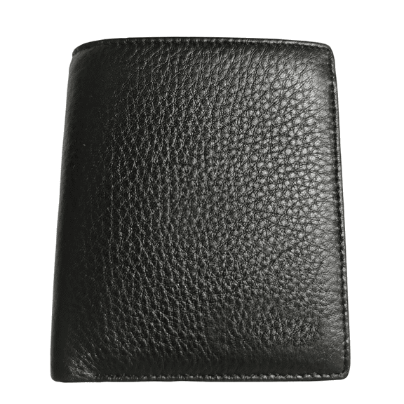 Avanture Simple business men's wallet, wear-resistant and durable, can hold multiple cards and cash.Black