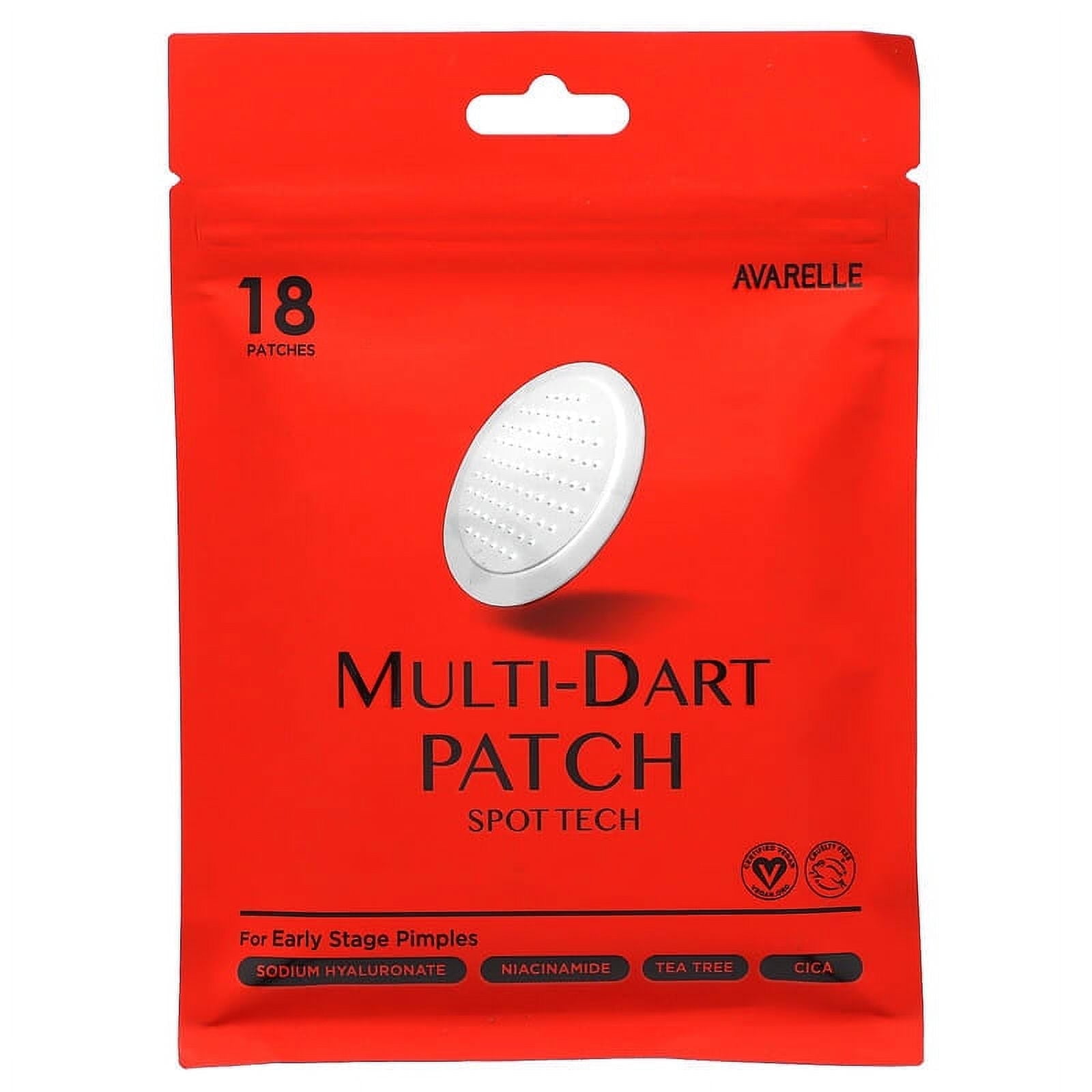 Avarelle, MultiDart Patch, Spot Tech , 18 Patches Pack of 4