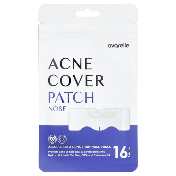 Avarelle Acne Cover Patch, Nose, 16 Patches