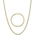 thumbnail image 1 of Avariah 10k Yellow Gold 3.6mm Semi-Solid Curb Link Chain 8 and Set - 8" Bracelet, 1 of 3